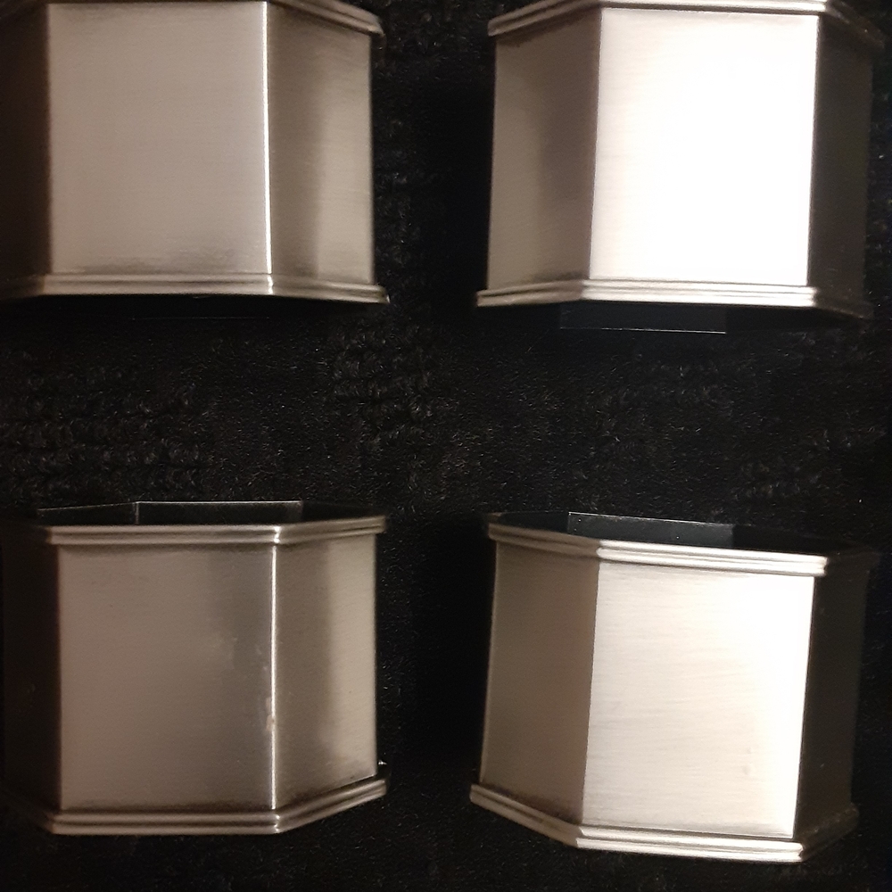 Elegant Silver Napkin Rings